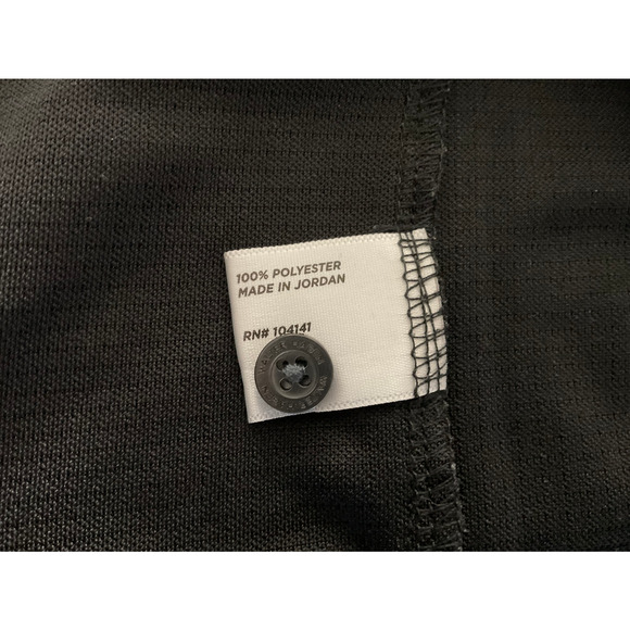 Walter Hagen Men's Shirt Essentials Polo XLarge Black Polyester Solid - Picture 8 of 9